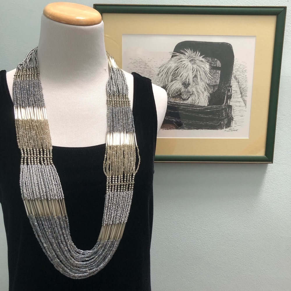 Ann Taylor Loft Multi-Strand Statement Necklace - image 5